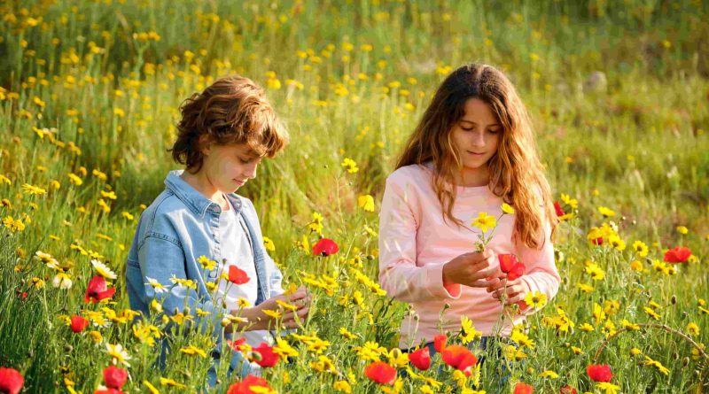 niños primavera
