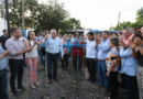 Jaldo inauguró un pozo de agua y obras de pavimento y alumbrado público en Lastenia