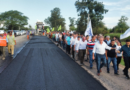 Jaldo recorrió obras viales en Santa Rosa de Leales