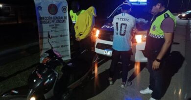 Llevaban cocaína, intentaron evadir un control policial, pero fueron atrapados