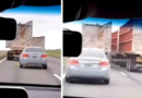 Filman un sobrepaso imprudente entre dos rastras cañeras en la autopista Tucumán-Famaillá