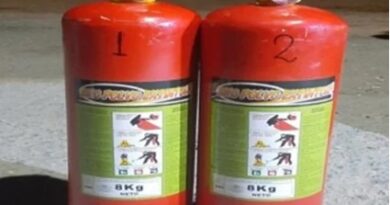 Llenó dos matafuegos con 12 kilos de cocaína y quedó detenido