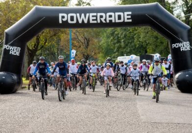 Cientos de vecinos se sumaron a una Bicicleteada Solidaria a beneficio del Banco de Alimentos