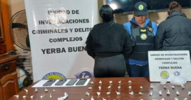 Barrio Juan XXIII: Decomisan estupefacientes y detienen a dos sospechosas
