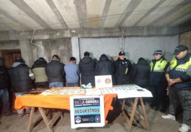 Narcomenudeo en Tafí Viejo: secuestra cocaína y aprehende a una pareja