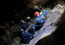 Rescataron a una persona que se había caído en un barranco de 100 metros