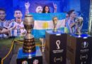 El Palacio de los Deportes se viste de fiesta para recibir las tres copas que ganó Argentina con Messi